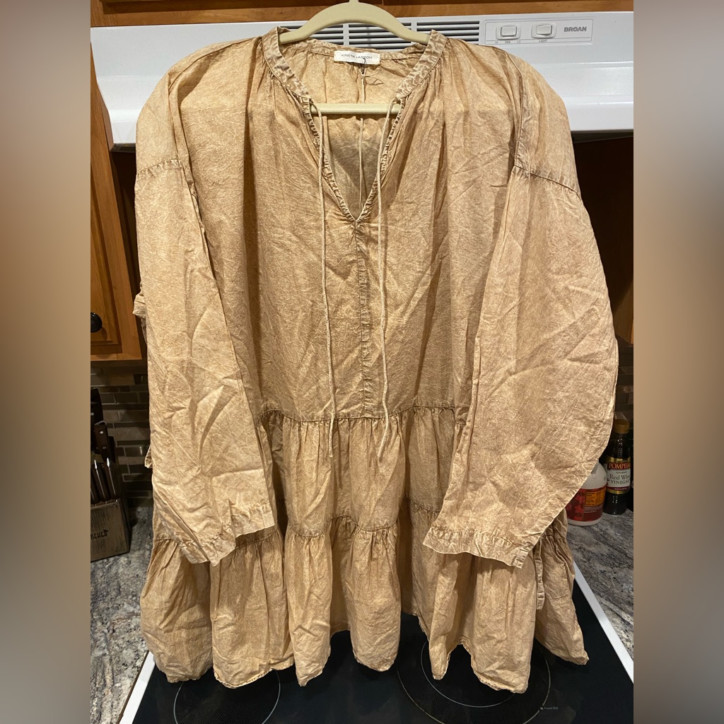 Krista Larson Farm Shirt In Parchment